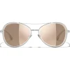 Chanel - Pilot Sunglasses - Silver Pink Gold - Chanel Eyewear - Avvenice