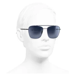 Chanel - Pilot Sunglasses - Blue - Chanel Eyewear - Avvenice