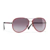 Chanel - Pilot Sunglasses - Dark Silver Red - Chanel Eyewear - Avvenice