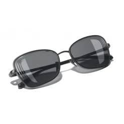 Chanel - Rectangle Sunglasses - Black Gray - Chanel Eyewear - Avvenice