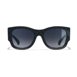 Chanel - Rectangle Sunglasses - Dark Blue Gradient - Chanel Eyewear - Avvenice