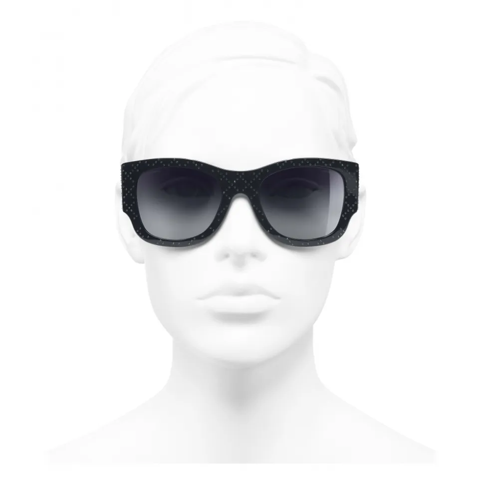 Chanel - Rectangle Sunglasses - Dark Blue Gradient - Chanel Eyewear - Avvenice