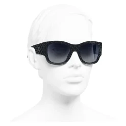 Chanel - Rectangle Sunglasses - Dark Blue Gradient - Chanel Eyewear - Avvenice