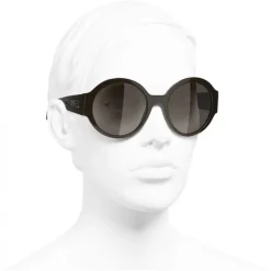 Chanel - Round Sunglasses - Brown - Chanel Eyewear - Avvenice