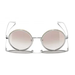 Chanel - Round Sunglasses - Silver Beige - Chanel Eyewear - Avvenice