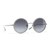 Chanel - Round Sunglasses - Dark Silver Gray - Chanel Eyewear - Avvenice