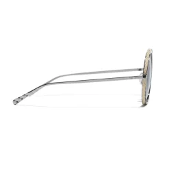 Chanel - Round Sunglasses - Dark Silver Gray - Chanel Eyewear - Avvenice