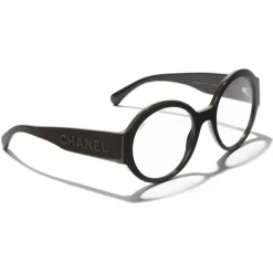 Chanel - Round Sunglasses - Brown Transparent - Chanel Eyewear - Avvenice