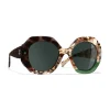 Chanel - Round Sunglasses - Dark Tortoise Green - Chanel Eyewear - Avvenice