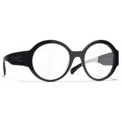 Chanel - Round Sunglasses - Dark Blue Transparent - Chanel Eyewear - Avvenice