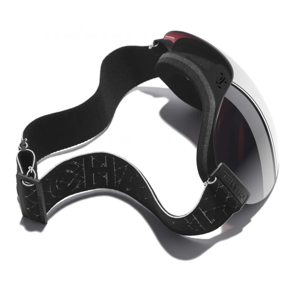 Chanel - Shield Sunglasses - Ski Googles - Black Pink Mirror - Chanel Eyewear - Avvenice