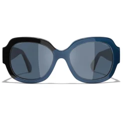 Chanel - Square Sunglasses - Black Blue - Chanel Eyewear - Avvenice