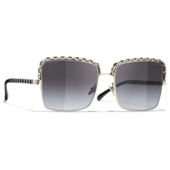 Chanel - Square Sunglasses - Gray Gradient - Chanel Eyewear - Avvenice