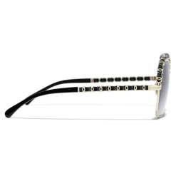 Chanel - Square Sunglasses - Gray Gradient - Chanel Eyewear - Avvenice