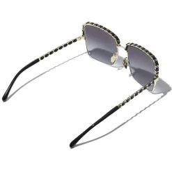 Chanel - Square Sunglasses - Gray Gradient - Chanel Eyewear - Avvenice