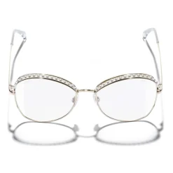 Chanel - Square Sunglasses - Gold Transparent - Chanel Eyewear - Avvenice