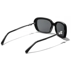 Chanel - Square Sunglasses - Black Gray - Chanel Eyewear - Avvenice