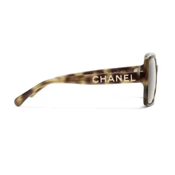 Chanel - Square Sunglasses - Tortoise Brown - Chanel Eyewear - Avvenice