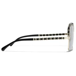 Chanel - Square Sunglasses - Light Gray - Chanel Eyewear - Avvenice