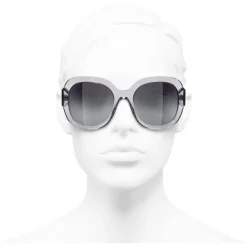 Chanel - Square Sunglasses - Gray - Chanel Eyewear - Avvenice