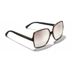 Chanel - Square Sunglasses - Dark Tortoise Beige Mirror - Chanel Eyewear - Avvenice