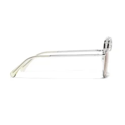 Chanel - Square Sunglasses - Silver Beige - Chanel Eyewear - Avvenice