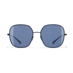 Chanel - Square Sunglasses - Blue - Chanel Eyewear - Avvenice