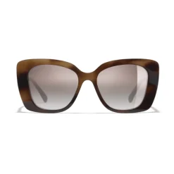 Chanel - Square Sunglasses - Tortoise Brown Mirror - Chanel Eyewear - Avvenice