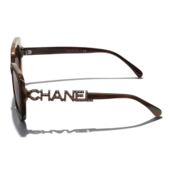 Chanel - Square Sunglasses - Tortoise Brown Mirror - Chanel Eyewear - Avvenice