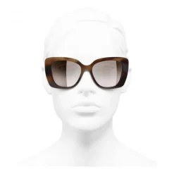 Chanel - Square Sunglasses - Tortoise Brown Mirror - Chanel Eyewear - Avvenice