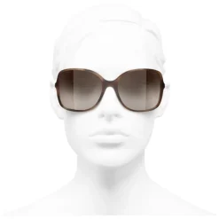 Chanel - Square Sunglasses - Tortoise Brown - Chanel Eyewear - Avvenice