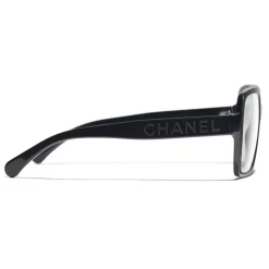 Chanel - Square Sunglasses - Dark Blue Transparent - Chanel Eyewear - Avvenice