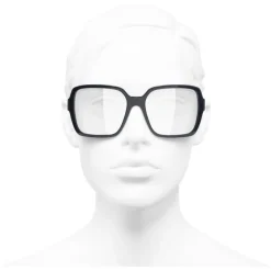 Chanel - Square Sunglasses - Dark Blue Transparent - Chanel Eyewear - Avvenice