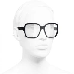 Chanel - Square Sunglasses - Dark Blue Transparent - Chanel Eyewear - Avvenice