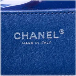 Chanel Vintage - 2018 Quilted PVC Large Coco Splash Shopping Tote Bag - Blue - PVC Handbag - Luxury High Quality - Avvenice