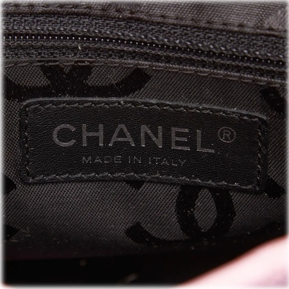 Chanel Vintage - Cambon Ligne Petit Bucket Bag - Pink Black - Leather Handbag - Luxury High Quality - Avvenice