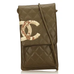 Chanel Vintage - Cambon Ligne Crossbody Bag - Brown - Leather Handbag - Luxury High Quality - Avvenice
