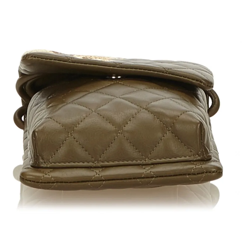 Chanel Vintage - Cambon Ligne Crossbody Bag - Brown - Leather Handbag - Luxury High Quality - Avvenice