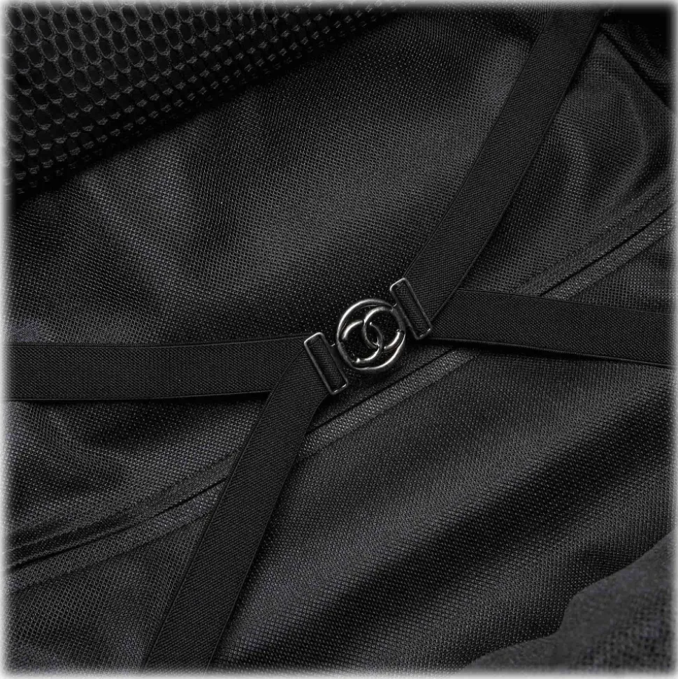 Chanel Vintage - Caviar Coco Case Trolley - Blue Navy - Leather Trolley - Luxury High Quality - Avvenice