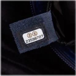 Chanel Vintage - Caviar Coco Case Trolley - Blue Navy - Leather Trolley - Luxury High Quality - Avvenice