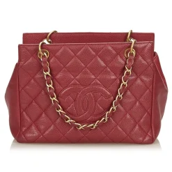 Chanel Vintage - Caviar Petit Timeless Shopping Tote Bag - Red - Caviar Leather Handbag - Luxury High Quality - Avvenice
