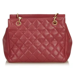 Chanel Vintage - Caviar Petit Timeless Shopping Tote Bag - Red - Caviar Leather Handbag - Luxury High Quality - Avvenice