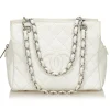 Chanel Vintage - Caviar Petit Timeless Shopping Tote Bag - White Ivory - Caviar Leather Handbag - Luxury High Quality - Avvenice