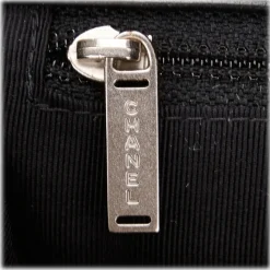 Chanel Vintage - Choco Bar Chain Cotton Handbag Bag - Black - Leather Handbag - Luxury High Quality - Avvenice