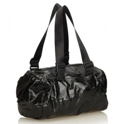 Chanel Vintage - Coated Canvas Sport Line Shoulder Bag - Grey - Leather and Wool Handbag - Luxury High Quality - Avvenice