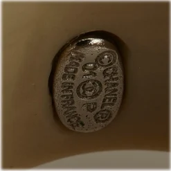 Chanel Vintage - Coco Resin Ring - White Ivory - Chanel Ring - Luxury High Quality - Avvenice