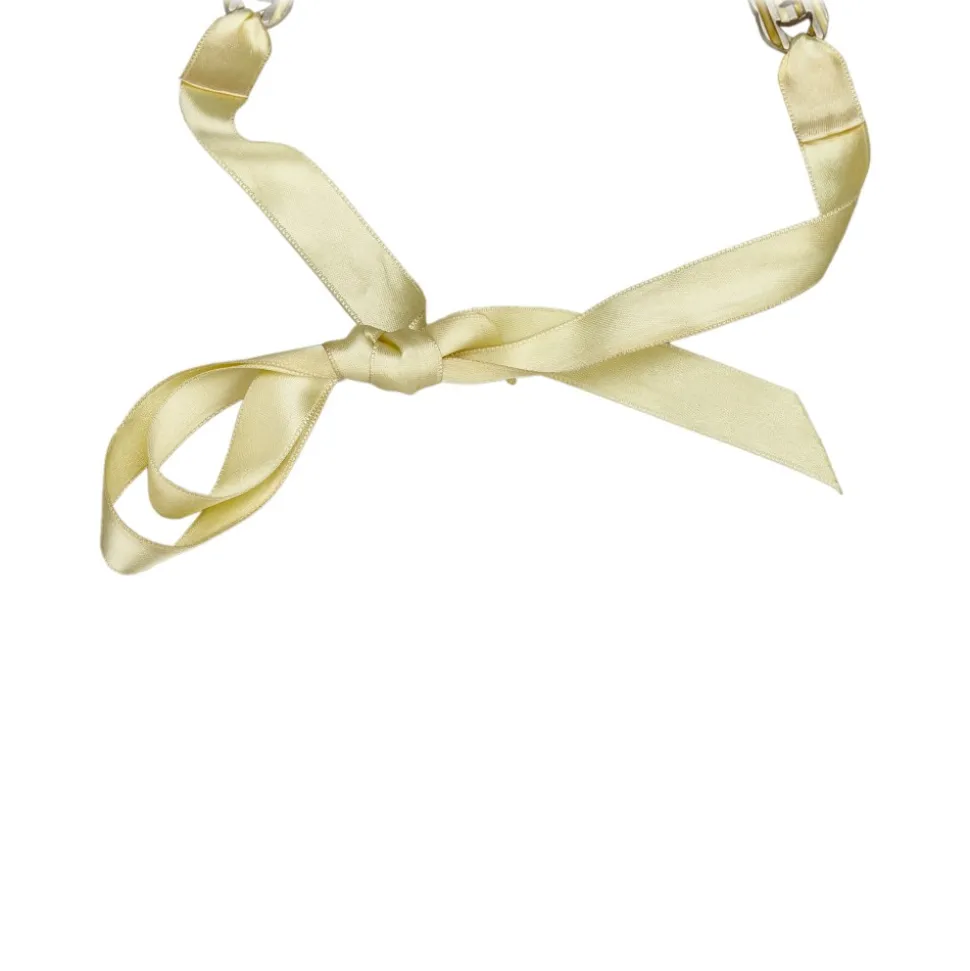 Chanel Vintage - Faux Pearl Necklace - Yellow White - Pearl Necklace Chanel - Luxury High Quality - Avvenice