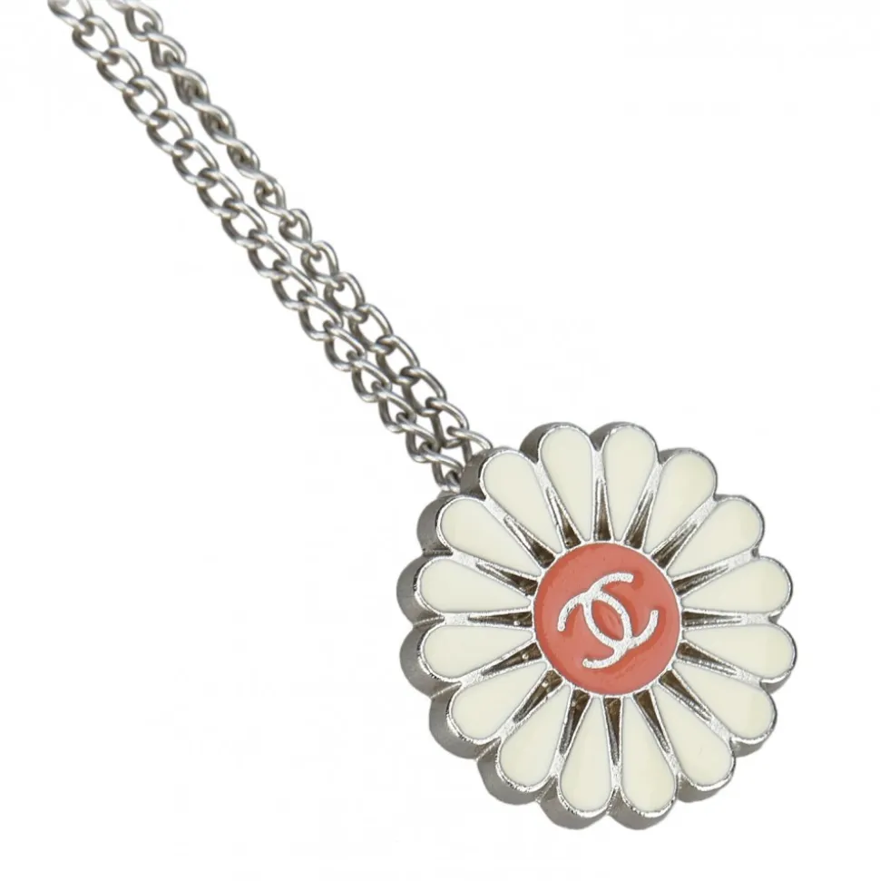 Chanel Vintage - Floral CC Metallic Necklace - Gold - Necklace Chanel - Luxury High Quality - Avvenice