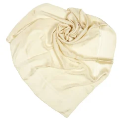 Chanel Vintage - Floral Print Silk Scarf - White Ivory - Silk Foulard - Luxury High Quality - Avvenice