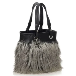Chanel Vintage - Fur Fantasy Handbag - Black - Fur Handbag - Luxury High Quality - Avvenice